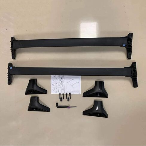 استبدال القضبان المتقاطعة لحامل السقف لعام 2019 2020 2021 2022 Toyota Rav4 LE XLE XSE Limited حامل الأمتعة والأمتعة الهجين من الألومنيوم in Kuwait