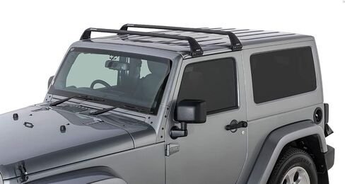 Complete Roof Rack Kit Cross Bars and Legs Compatible with Jeep Wrangler or Gladiator in Kuwait