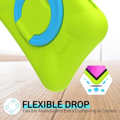 حافظة PEPKOO للأطفال لجهاز Fire HD 8 & HD 8 Plus Tablet، غطاء مرن خفيف الوزن مقاوم للصدمات مع مسند بمقبض قابل للطي لجهاز Amazon Kindle Fire Tablet الجيل العاشر 2020، وردي أرجواني in Kuwait