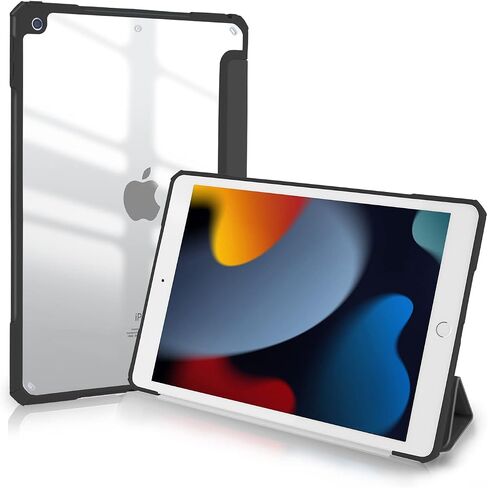iPad 10.2 Case, Protective Cover with Pencil Holder, Auto Sleep/Wake, Slim Soft TPU Back, Green in Saudi Arabia