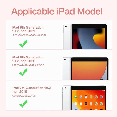 حافظة Lokigo New iPad 10.2 لجهاز iPad الجيل التاسع / حافظة iPad الجيل الثامن / حافظة iPad الجيل السابع 10.2 بوصة حافظة iPad للأطفال متعددة الزوايا غطاء iPad الجيل التاسع، سلحفاة in Kuwait
