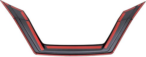 Front Grille Grill Overlay Insert Molding Trim Fit for Nissan Rogue 2021 2022 2023, Glossy Black in Kuwait