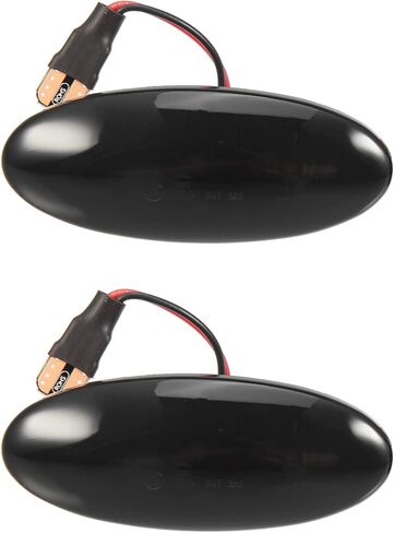 X AUTOHAUX 1 Pair Car Markers Accessories Side Marker Lights Turn Signal Light Assembly 26160-8990A for Nissan Cube 2009-2014 Black Lens in Saudi Arabia
