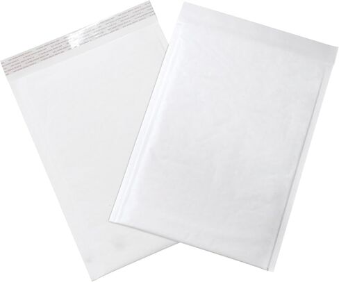 Aviditi White Bubble Mailers، 4، 9 1/2 بوصة × 14 1/2 بوصة، ذاتية الغلق، أظرف مبطنة للتعبئة والبريد والشحن، علبة مكونة من 100 in Saudi Arabia