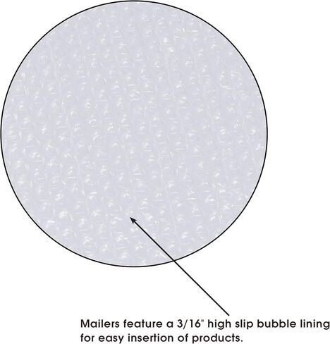 Aviditi White Bubble Mailers، 4، 9 1/2 بوصة × 14 1/2 بوصة، ذاتية الغلق، أظرف مبطنة للتعبئة والبريد والشحن، علبة مكونة من 100 in Saudi Arabia