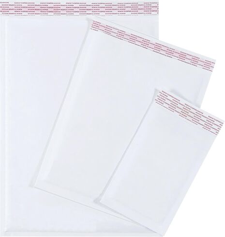 Aviditi White Bubble Mailers، 4، 9 1/2 بوصة × 14 1/2 بوصة، ذاتية الغلق، أظرف مبطنة للتعبئة والبريد والشحن، علبة مكونة من 100 in Saudi Arabia