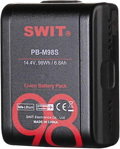 بطارية SWIT PB-M98S بقدرة 98 وات في الساعة مزودة بتركيبة على شكل حرف V ومزودة بنقرة على شكل حرف D ومخرج USB in Saudi Arabia