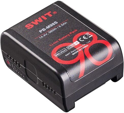 بطارية SWIT PB-M98S بقدرة 98 وات في الساعة مزودة بتركيبة على شكل حرف V ومزودة بنقرة على شكل حرف D ومخرج USB in Saudi Arabia