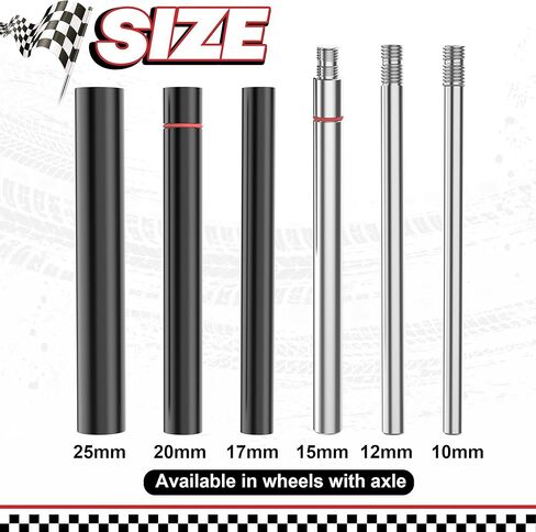 Dirt Bike Tire Changing Tool Kit for Motocross, Enduro, Dirt Bikes 16" to 21" Wheels, Comes with 15/17/20/25mm Axles in Kuwait