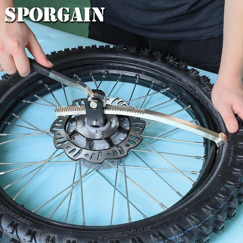 Dirt Bike Tire Changing Tool Kit for Motocross, Enduro, Dirt Bikes 16" to 21" Wheels, Comes with 15/17/20/25mm Axles in Kuwait