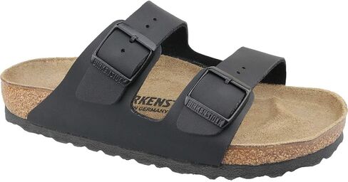 Birkenstock Unisex Arizona Birko-Flo Black Sandals - 43 EU in Kuwait