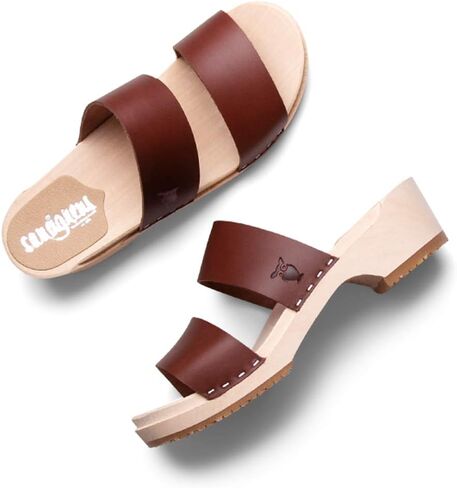 Sandgrens Swedish Handmade Wooden Clog Sandal | Stockholm Low in Kuwait