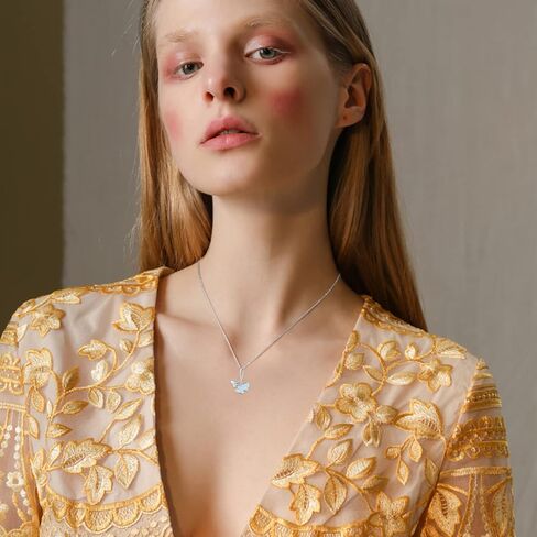 قلادة أوراق شجر S925 من الفضة الاسترليني أوبال قلادة للنساء أوبال الجنكة قلادة قلادة مجوهرات أوبال للنساء هدايا عيد الحب للنساء الفتيات الأصدقاء أمي الأخت في سن المراهقة in Kuwait