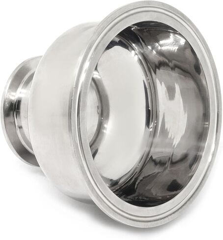 ثلاثي المشبك وعاء المخفض الفولاذ المقاوم للصدأ 304 تركيبات صحية الثقيلة ثلاثي المشبك الحجم (4 بوصة × 2 بوصة) in Kuwait