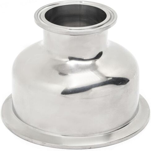 ثلاثي المشبك وعاء المخفض الفولاذ المقاوم للصدأ 304 تركيبات صحية الثقيلة ثلاثي المشبك الحجم (4 بوصة × 2 بوصة) in Kuwait