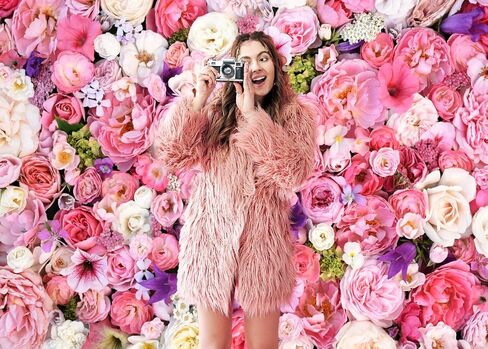 10x8ft Flower Wall Backdrop Spring Pink Rose Floral Photography Backdrop Bridal Shower Birthday Valentine's Day Mother's Day Decoration Background F54 in Kuwait