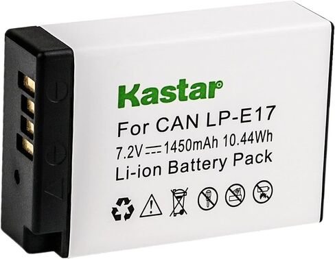 بطارية Kastar LP-E17 4 عبوات 7.2 فولت 1450 مللي أمبير بديلة لكاميرا Canon LP-E17 LP-E17H، بطارية 9967B02، قبضة بطارية Canon BG-E18، BG-E18 IR، Canon EOS 750D، EOS 760D، EOS 800D، EOS 850D، EOS كاميرا 8000 دي in Saudi Arabia