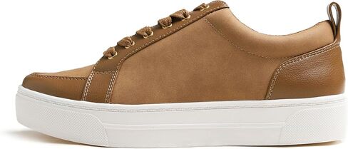 FEVERSOLE Women's Comfort Lightweight Sneaker Vegan Leather Platform Casual Walking Shoes in Kuwait