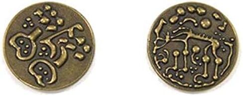Ancient Celtic Themed Prop Coins - 12 Copper Replica Coins - Historical Novelty Coins and Game Pieces in Kuwait