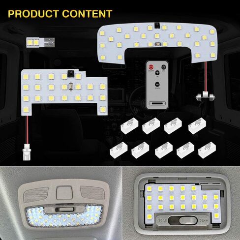 مصابيح LED Mixsuper متوافقة مع 2018-2023 مصابيح سوزوكي جيمي JB74W JB64 الداخلية SMD سوبر وايت برايت قبة LED أضواء القراءة in Saudi Arabia