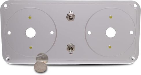 Peterbilt Cab Dome Lights Plate Framed Style (Amber) (PFD389) in Kuwait