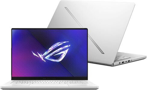 [2024] ASUS ROG Zephyrus G14 GA403UI-G14.R94070 Pro Extreme (AMD Ryzen 9 8945HS, 32GB RAM, 4TB NVMe SSD, NVIDIA GeForce RTX 4070, 14" 120Hz OLED, Windows 11) Gaming Laptop - Platinum White in Kuwait