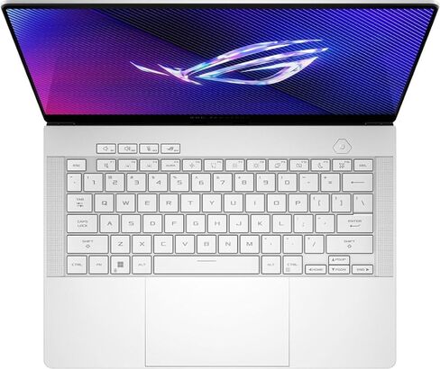 [2024] ASUS ROG Zephyrus G14 GA403UI-G14.R94070 Pro Extreme (AMD Ryzen 9 8945HS, 32GB RAM, 4TB NVMe SSD, NVIDIA GeForce RTX 4070, 14" 120Hz OLED, Windows 11) Gaming Laptop - Platinum White in Kuwait