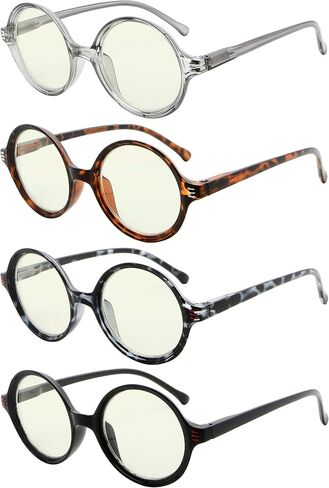 Eyekepper 4-pack Reading Glasses Women Small Lens Round Readers +2.00 in Saudi Arabia
