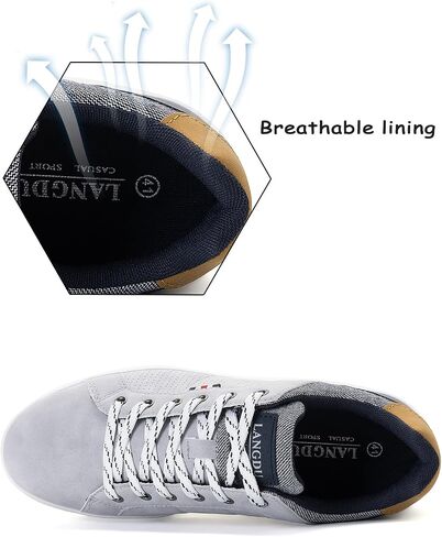 Mens Casual Shoes Fashion Sneakers Breathable Comfort Walking Shoes for Male Size 8-12 in Saudi Arabia