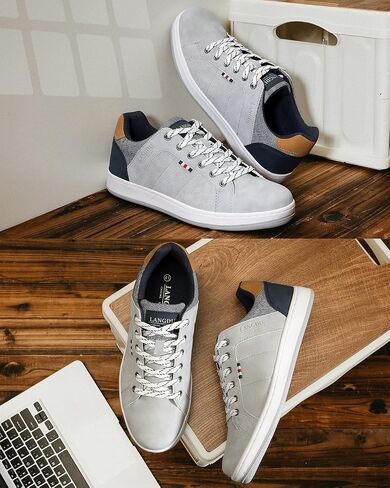 Mens Casual Shoes Fashion Sneakers Breathable Comfort Walking Shoes for Male Size 8-12 in Saudi Arabia