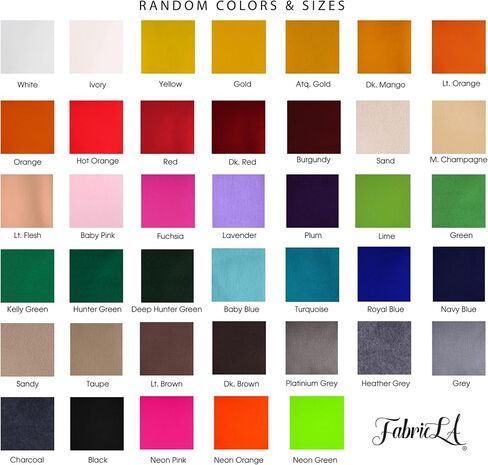 FabricLA Acrylic Felt Craft Fabric Random Multi Color Scrap Bag Bundle - Use Felt Fabric for Hobby, Costume Design, Decoration, DIY Arts, and Crafts - Safe & Easy to Use - 5OZ in Saudi Arabia