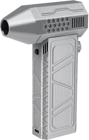 Mini Turbo Jet Fan 110,000rpm, Jet Dry Turbo Dry airflow speed 25m per second, Jet Dry Blower Highest Efficiency with Type C charging for cleaning home outdoor (GREY) in Saudi Arabia