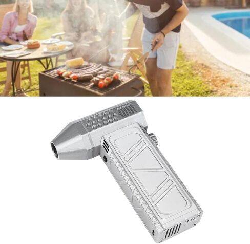 Mini Turbo Jet Fan 110,000rpm, Jet Dry Turbo Dry airflow speed 25m per second, Jet Dry Blower Highest Efficiency with Type C charging for cleaning home outdoor (GREY) in Saudi Arabia