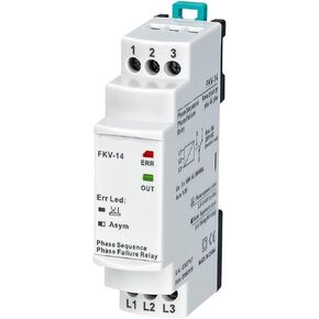 FKV-14 3 * 380VAC فشل الطور ثلاث مراحل غير ناتج ، عدم تناسق الطور (ثابت. 30 ٪) ، ترحيل تسلسل الطور 1pcs in Kuwait
