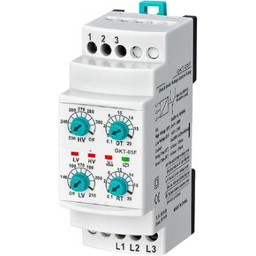 GKT-05F 3 * 220VAC فشل الطور غير الطور غير الناتج ، تسلسل الطور ، تحت وأكثر من مرحل الجهد 1PCS in Kuwait