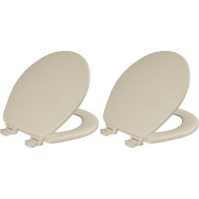CHURCH 540EC 000 Toilet Seat with Easy Clean & Change Hinge, ROUND, Durable Enameled Wood, White in Saudi Arabia