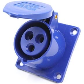 IP44 Industrial Plug Wall Socket Connector Three-Phase 3Pin 4Pin 5Pin 16A32A Waterproof Non-Explosion-Proof Aviation Plug(Panel Socket 5P 16A) in Saudi Arabia