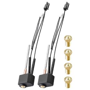 Hotend Fit for Prusa I3 MK4 XL, 24V 40W Heating Cartridge Thermistor, Extruder Kit Printhead with 0.2MM 0.4MM 0.6MM Brass Nozzles in Saudi Arabia