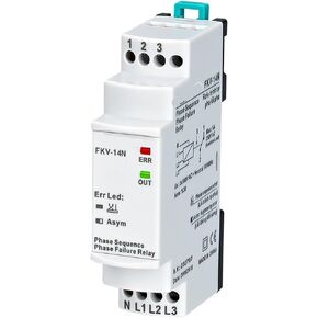 FKV-14N 3 * 380VAC with Neutual Three-Phase Phase Failure Phase Phase Sequence Relay 1Pcs in Saudi Arabia