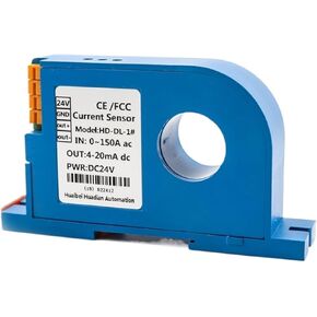 Current transducer 0-1A AC Input 4-20mA Output 24vdc Power Supply Current Sensor(0-75A DC_12-28VDC_4-20MA) in Kuwait