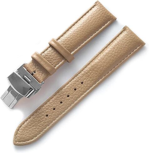 CongYi Leather Watch With Green Soft Cowhide Men's And Women's Watch Accessories Substitute Compatible With Longines Compatible With Tissot Strap Accessories in Kuwait