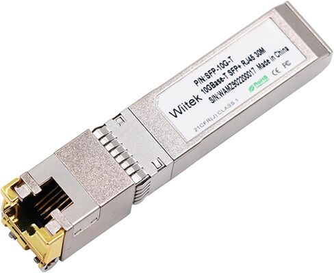 SFP Transceiver Gigabit Ethernet 10G T Transceiver Module RJ45 Connector 30m in Saudi Arabia