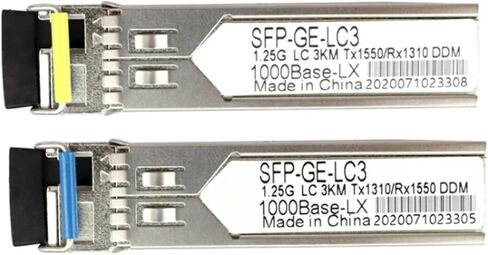 SFP Single Fiber Optical Module Gigabit Single Fiber 3km Optical Module LC Compatible: Switch in Saudi Arabia