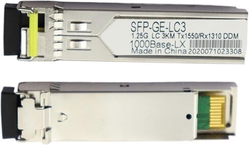 SFP Single Fiber Optical Module Gigabit Single Fiber 3km Optical Module LC Compatible: Switch in Saudi Arabia