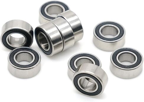 MR125RS 5x12x4mm MR125 RS 2RS Ball Bearings MR125-2RS Black Sealed 10Pcs in Saudi Arabia