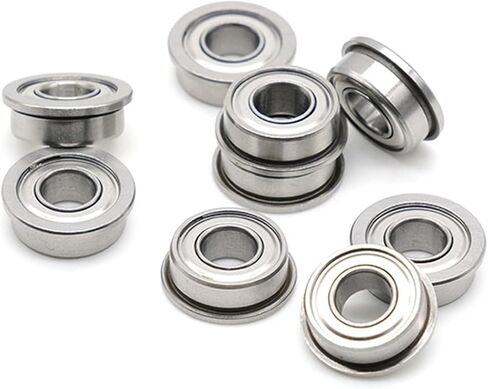 SMF105ZZ Flange Hybrid Ceramic 5 * 10 * 4mm Double Shielded Stainless Steel Ball Bearings 2Pcs in Saudi Arabia