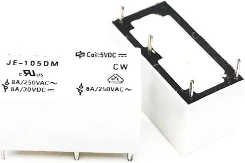 JE-105DM JE105DM DC5V 5VDC 5V RELAY 4PIN 10PCS in Saudi Arabia