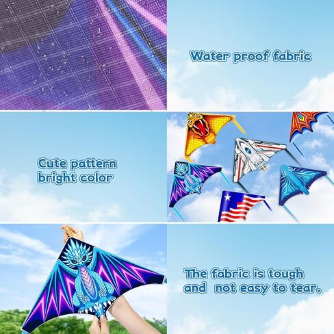 6 PCS Mini Kites للأطفال الذين تتراوح أعمارهم بين 3-5 4-8 8-12 ، طائرات نار في إصبعها من السهل الطيران على الشاطئ | بارك | حديقة | الفناء الخلفي ، رائع لسلة عيد الفصح يعاني من عيد ميلاد (فراشة) in Kuwait