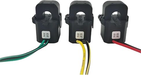 3PCS Snap-in Type Small Current Transformer Three-Phase Electric Meter Open Type Current Transformer mA 0.5 Class 10/20/50/75mA(20A 20mA) in Kuwait