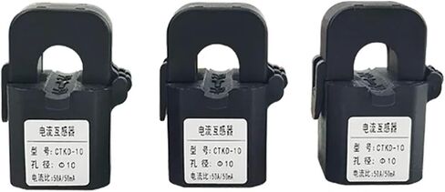 3PCS Snap-in Type Small Current Transformer Three-Phase Electric Meter Open Type Current Transformer mA 0.5 Class 10/20/50/75mA(20A 20mA) in Kuwait
